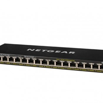 Netgear 16 Port Gigabit PoE+ 非管型交換器, GS316P