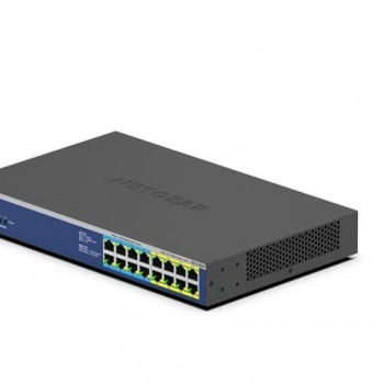 Netgear 16 Port Gigabit PoE+ 非管型交換器, GS516UP