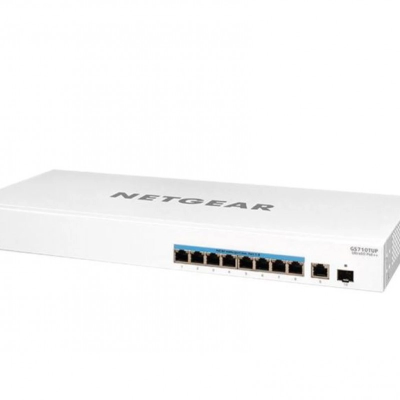 Netgear 10 Port Gigabit PoE++ 智能管型交換器, GS710TUP交換器