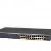 Netgear 24 Port Gigabit POE+ 智能管型交換器, GS728TPP交換器