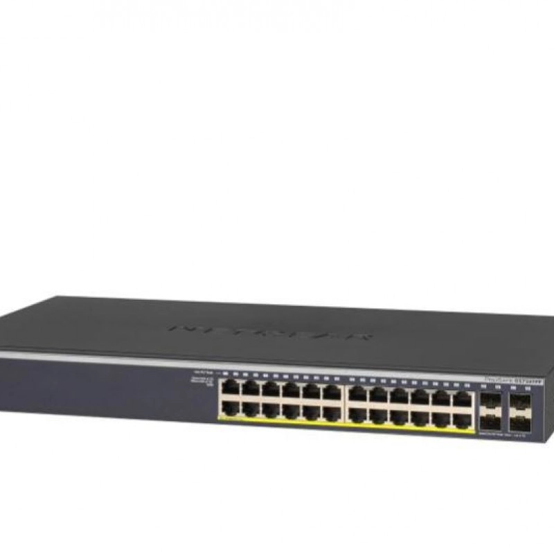 Netgear 24 Port Gigabit POE+ 智能管型交換器, GS728TPP交換器