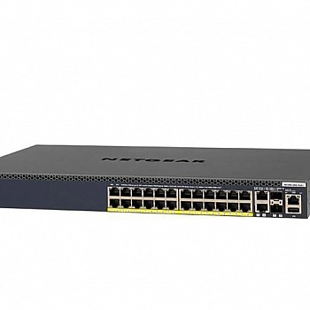 Netgear 24 Port PoE+ 全網管交換器, GSM4328PA
