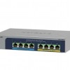 Netgear 8 Port Multi-Gigabit PoE+ 非管型交換器, MS108UP交換器