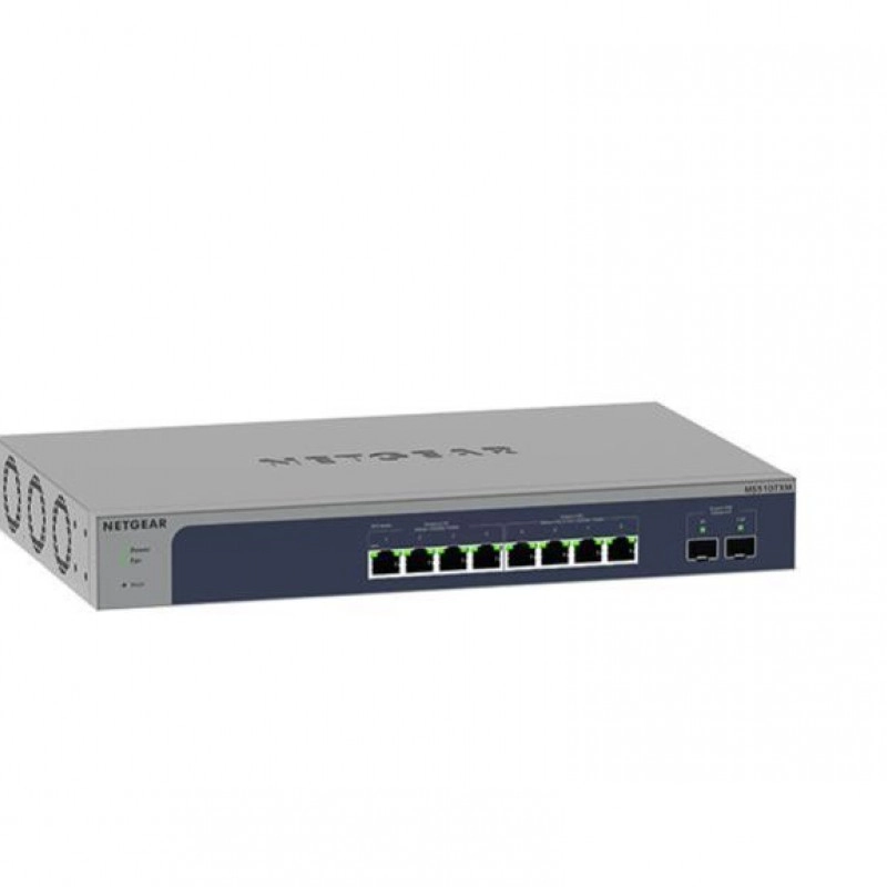 Netgear 8 Port Multi-Gigabit/10G PoE++ 智能管型交換器, MS510TXUP交換器