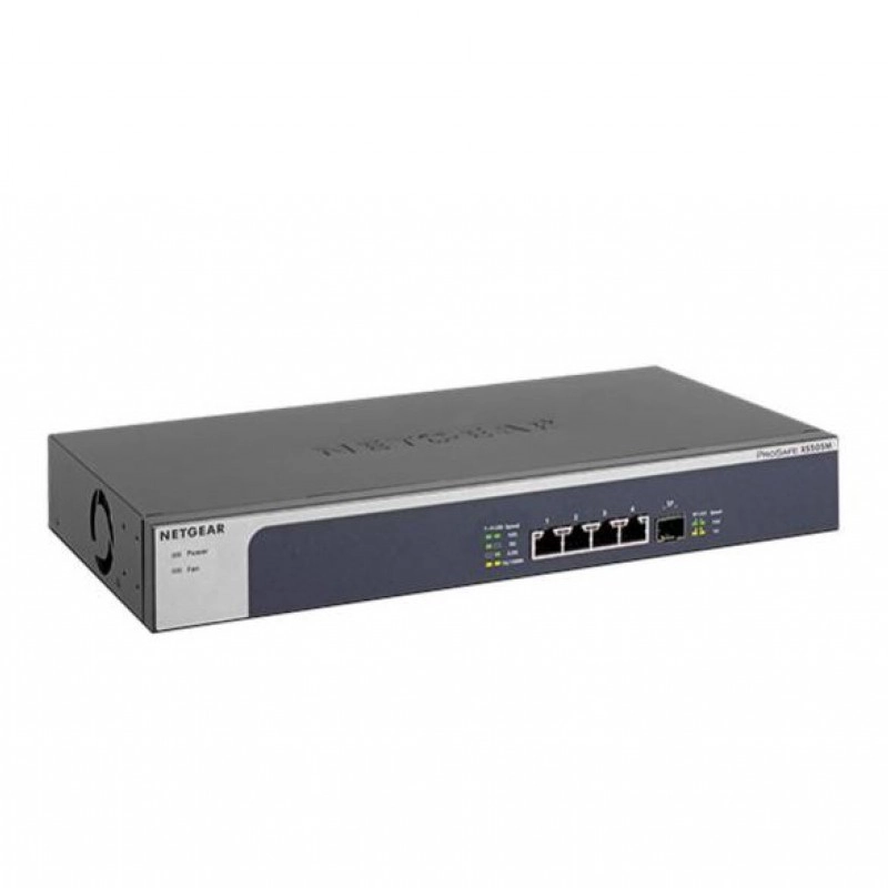 Netgear 5 Port 10G/Multi-Gigabit 非管型交換器, XS505M交換器