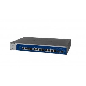 Netgear 12 Port 10-Gigabit/Multi-Gigabit Plus 非管型交換器, XS512EM
