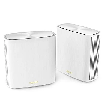 ASUS AX5400 Dual Band Mesh WiFi System Router, ZENWIFI XD6 (2-PK) /WHITE