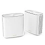 ASUS AX5400 Dual Band Mesh WiFi System Router, ZENWIFI XD6 (2-PK) /WHITE