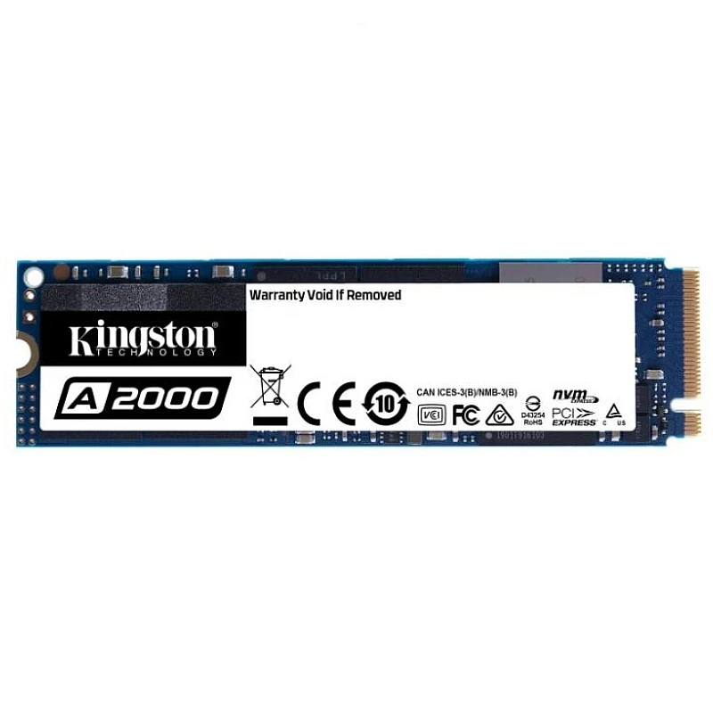 Kingston A2000 M.2 2280 PCIe M.2 NVMe SSD, SA2000M8/1000G - K-S- SA2000M8/1000G SSD ｜ 衍光HinKwong 香港