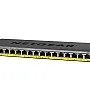 Netgear 16 Port Gigabit PoE+ 非管型交換器, GS116PP