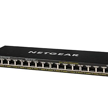 Netgear 16 Port Gigabit PoE+ Unmanaged Switch, GS316P