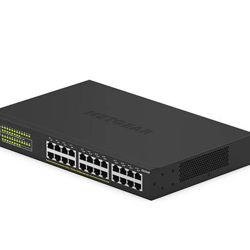 Netgear 24 Port Gigabit PoE+ 非管型交換器, GS324P - GS324P 交換器 ｜ 衍光HinKwong 香港
