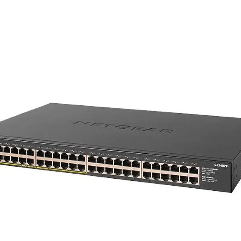 Netgear 48 Port Gigabit PoE+ 非管型交換器, GS348PP - GS348PP 交換器 ｜ 衍光HinKwong 香港