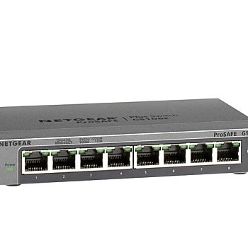 Netgear 8 Port Gigabit Plus Smart Managed Switch, GS108E