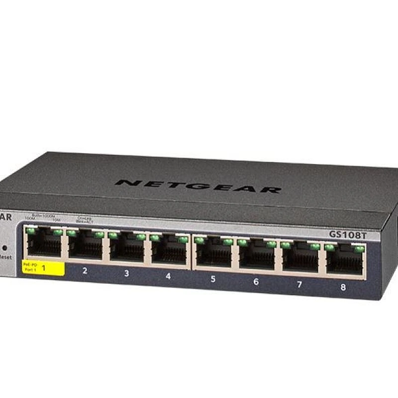 Netgear 8 Port Gigabit Smart Managed Switch, GS108T-300 - GS108T-300 Switches ｜ 衍光HinKwong 香港