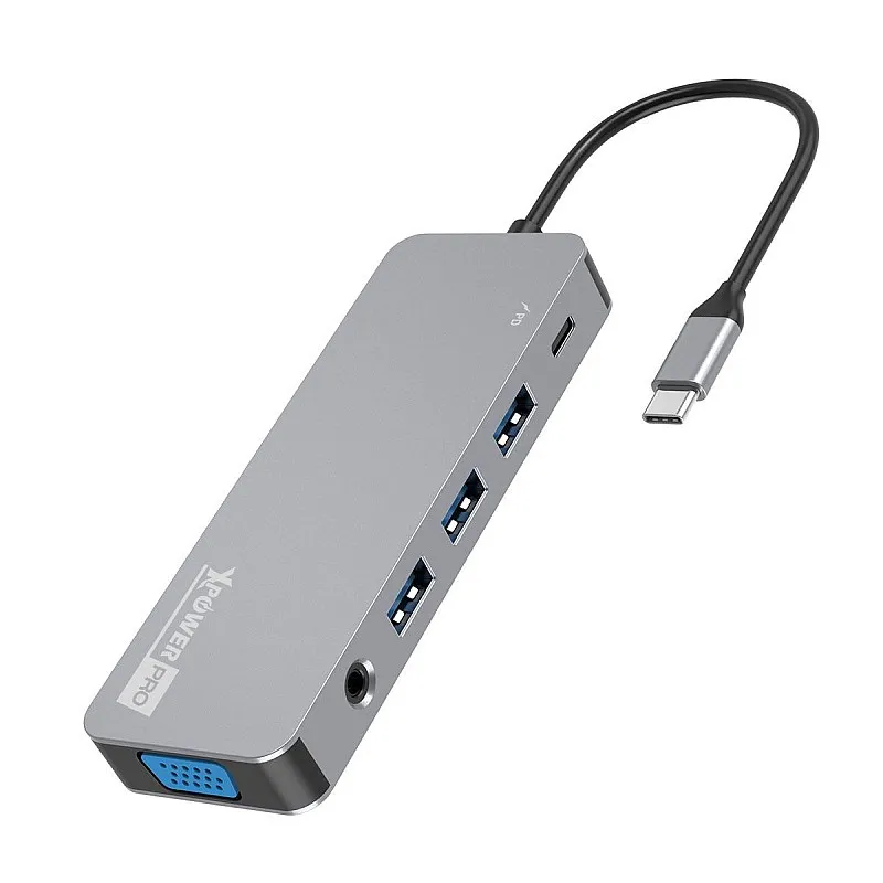 XPower PRO HU11 11合1 100W PD Hub, XPP-HU11-GY - XPP-HU11-GY 電源︱集線器︱擴充座 ｜ 衍光HinKwong 香港