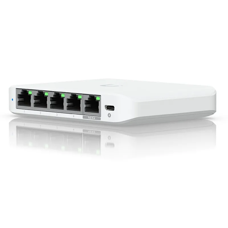 Ubiquiti UniFi Flex Mini 2.5G 交換器, USW-Flex-2.5G-5 (UK) - 兩年保養