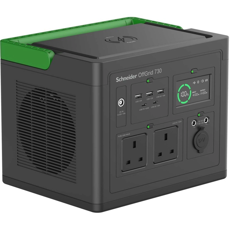 APC Schneider OffGrid Portable Power Station 730 鋰離子電池, PPS730-UK網絡及伺服器