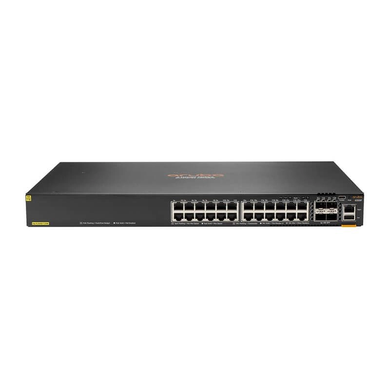 Aruba 6200F 24G Class4 PoE 4SFP+ 370W 交換器, JL725A交換器