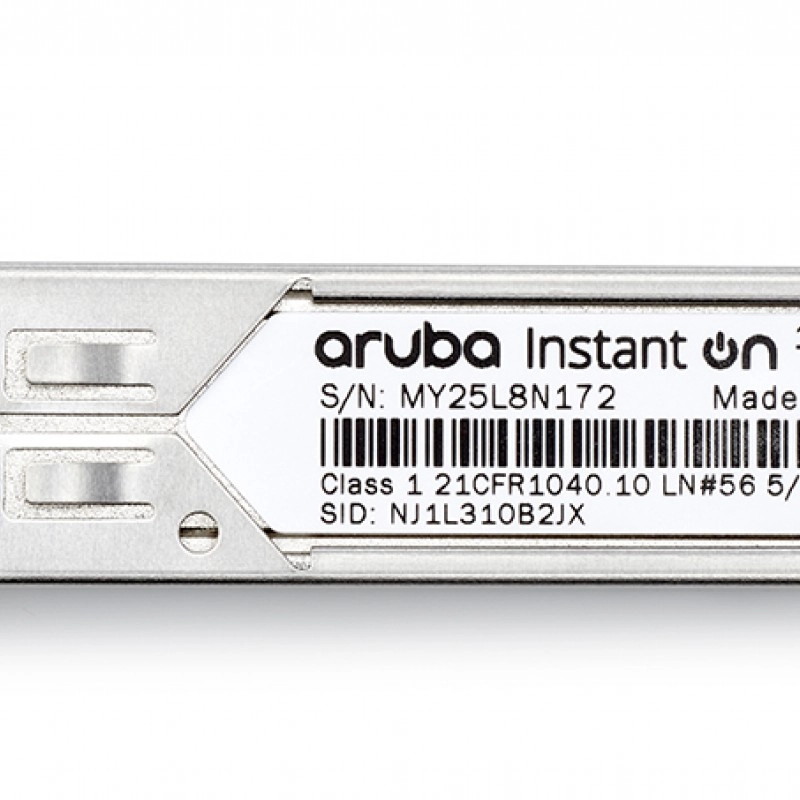 Aruba IOn 1G SFP LC SX 500m MMF 收發器, R9D16A網絡配件