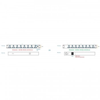 Austin Hughes InfraPower PDU, 8 Outlet, H8UK90-16A_C20/3B-1