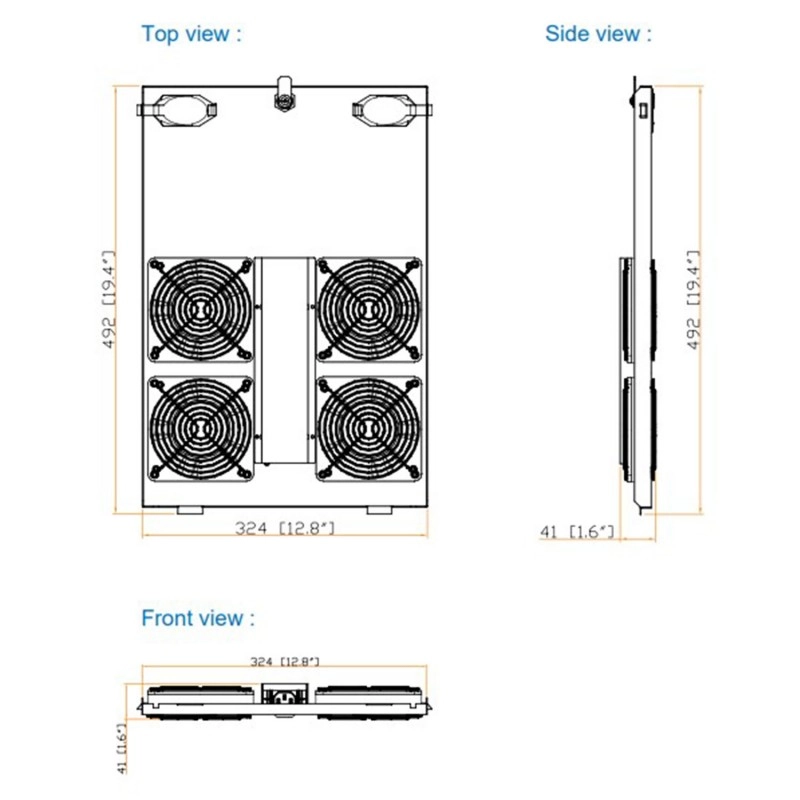 Austin Hughes 機櫃風扇 (風扇 x 4), TF-604