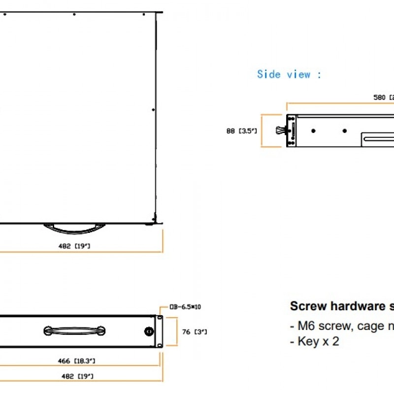 Austin Hughes 2U 有鎖櫃筒, TSD-2U