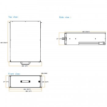 Austin Hughes 4U 有鎖櫃筒, TSD-4U