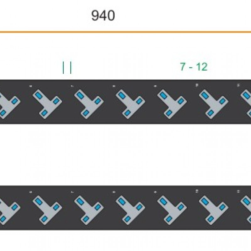 Austin Hughes InfraPower PDU, 12 Outlet, V12UK135-32A_EN/3B-1機櫃專用拖板