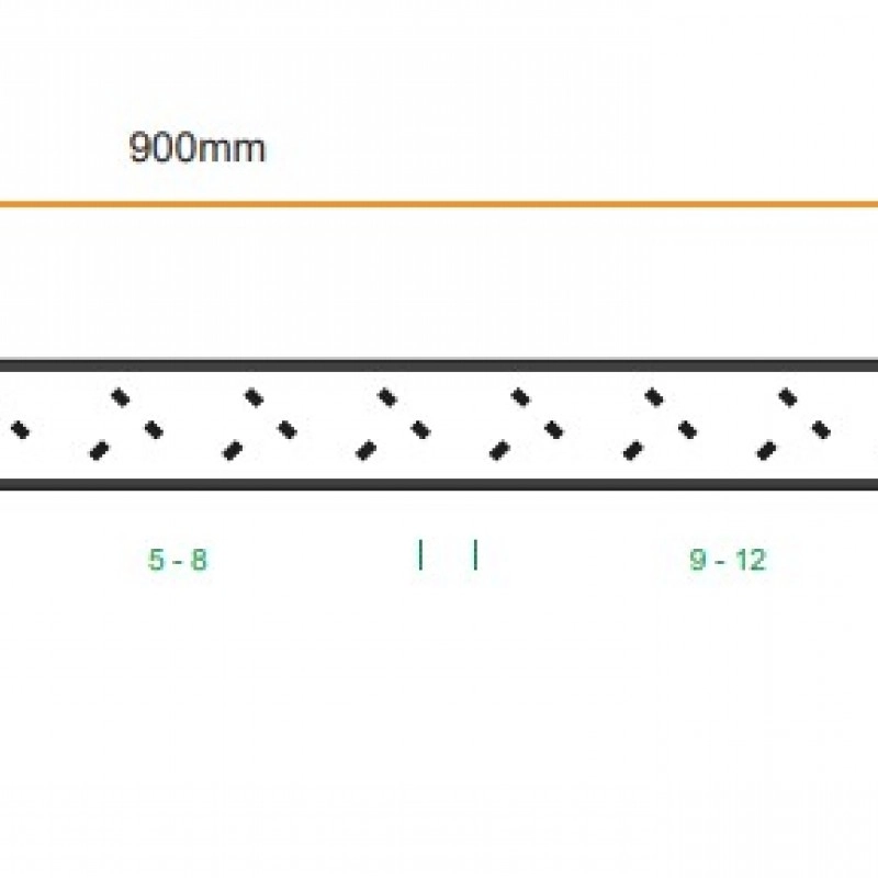 Austin Hughes InfraPower PDU, 12 Outlet, V12UK45-32A-MD/F_EN/3B-1機櫃專用拖板