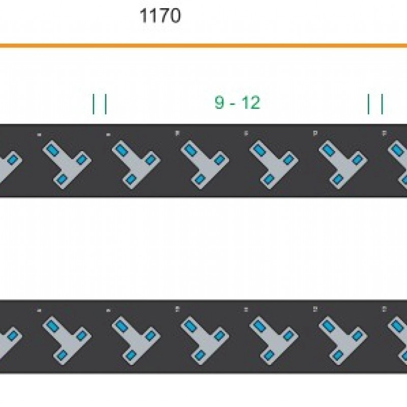 Austin Hughes InfraPower PDU, 16 Outlet, V16UK135-32A_EN/3B-1機櫃專用拖板