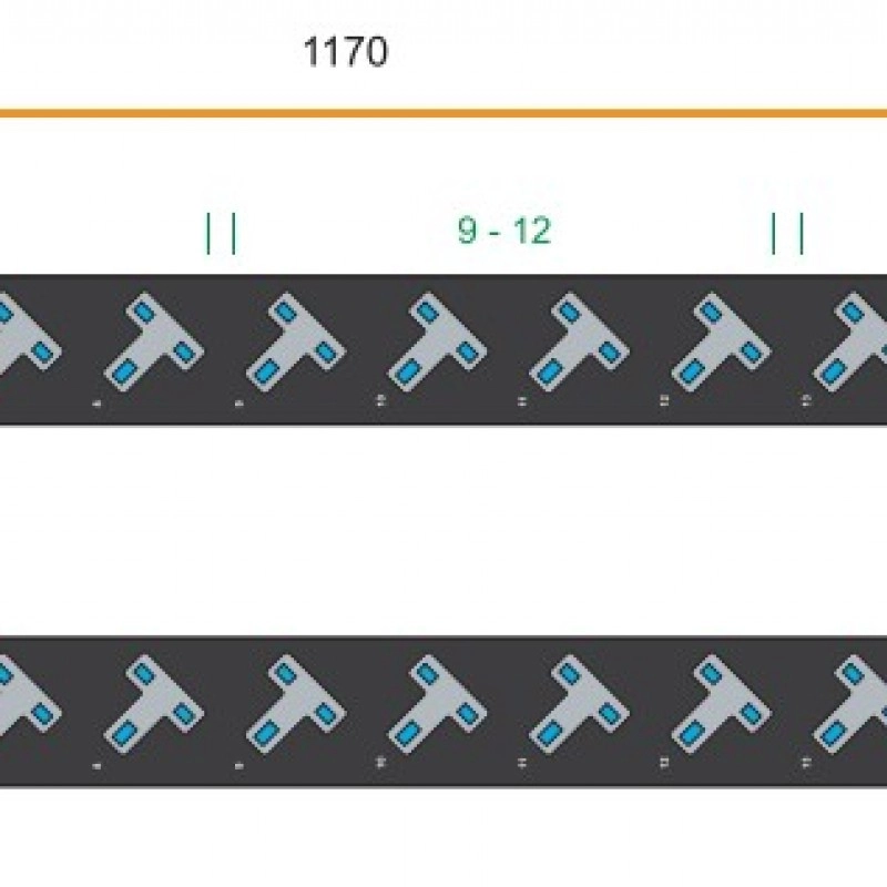 Austin Hughes InfraPower PDU, 16 Outlet, V16UK45-32A_EN/3B-1機櫃專用拖板