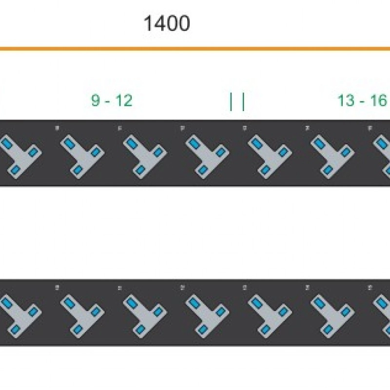 Austin Hughes InfraPower PDU, 20 Outlet, V20UK135-16A_EN/3B-1機櫃專用拖板