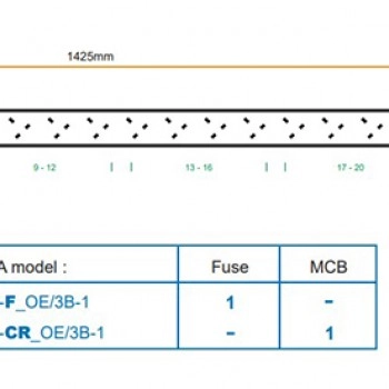 Austin Hughes InfraPower PDU, 20 Outlet, V20UK135-20A_OE/3B-1