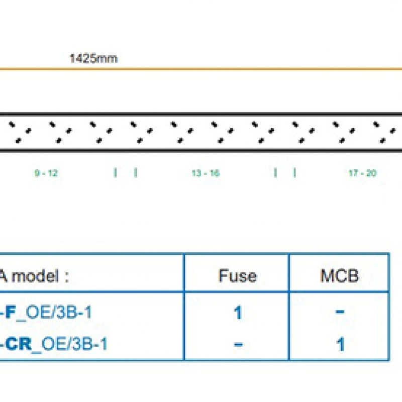 Austin Hughes InfraPower PDU, 20 Outlet, V20UK135-20A_OE/3B-1機櫃專用拖板