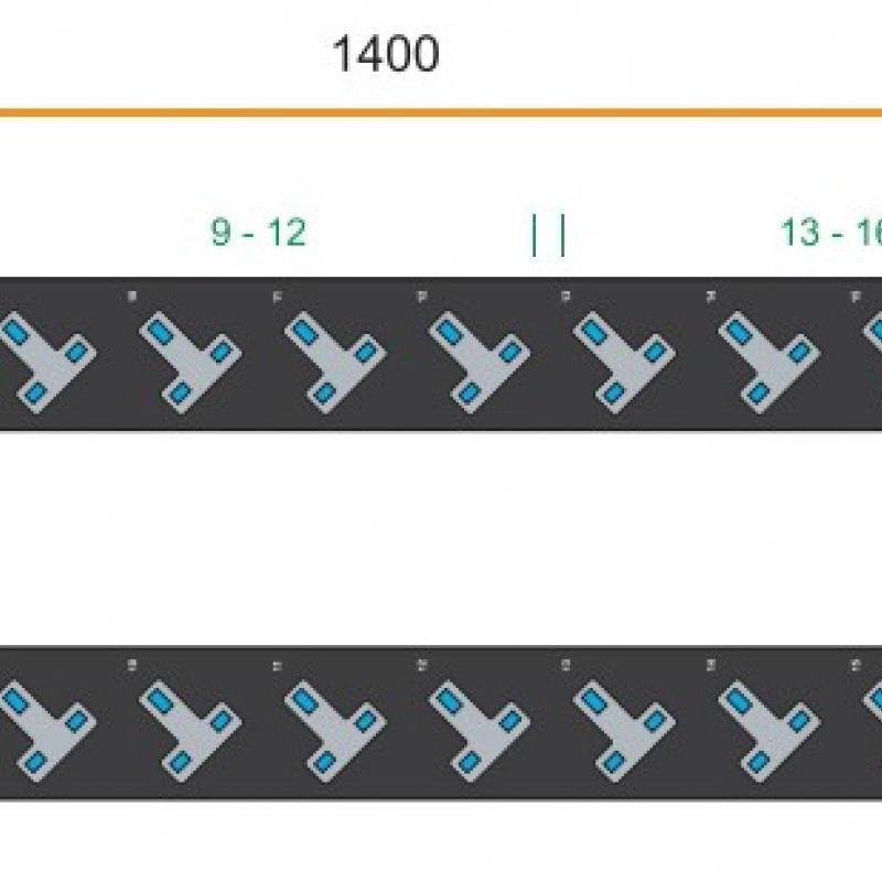 Austin Hughes InfraPower PDU, 20 Outlet, V20UK135-32A_EN/3B-1機櫃專用拖板
