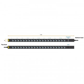 Austin Hughes InfraPower PDU, 20 Outlet, V20UK135-32A_EN/3B-1
