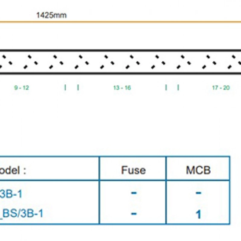 Austin Hughes InfraPower PDU, 20 Outlet, V20UK45-13A_BS/3B-1機櫃專用拖板