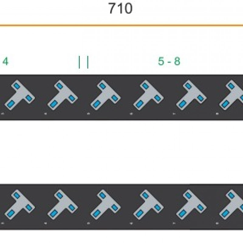 Austin Hughes 機櫃專用拖板, V8UK45-16A_C20/3B-1機櫃專用拖板