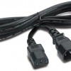 IEC C13 Socket to IEC C14 Plug Power Cord, C13-C14, 2米