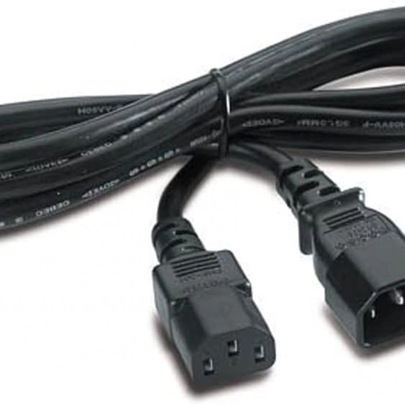 IEC C13 Socket to IEC C14 Plug Power Cord, C13-C14, 2米