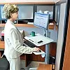 Ergotron WorkFit-C 單顯示器LD型, 24-198-055 - E-24-198-055 Ergotron 工業 ｜ 衍光HinKwong 香港