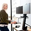 Ergotron WorkFit-S 雙顯示器工作站帶工作台面, 33-349-200 (黑色) - E-33-349-200 Ergotron 辦公室 ｜ 衍光HinKwong 香港