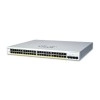 Cisco 48-Port Gigabit with 10G SFP+ POE Smart 交換器, CBS220-48P-4X-UK交換器