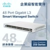 Cisco 48 Port Gigabit L3 Smart Managed Switch, CBS250-48T-4GSwitches