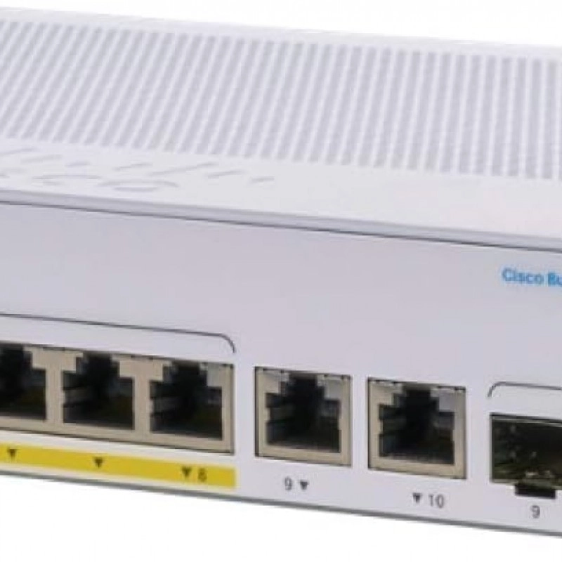 Cisco 8-Port Gigabit Ethernet PoE+ 智能交換器, CBS250-8PP-E-2G交換器