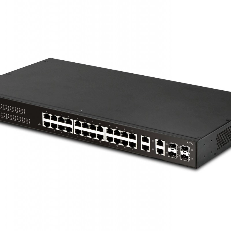 DrayTek 28-Port 智能管型PoE交換器, VIGOR-P1282交換器