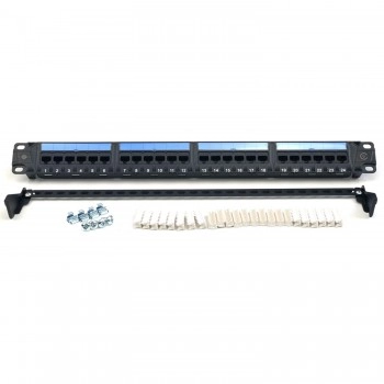 EIGHT 24ports Cat6 配線架, PPCAT624