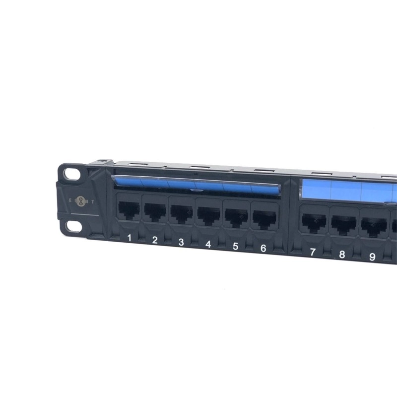 EIGHT 24ports Cat6 配線架, PPCAT624