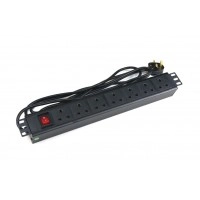 EIGHT BS13A 拖板帶開關掣 PDU, RPB-07SW